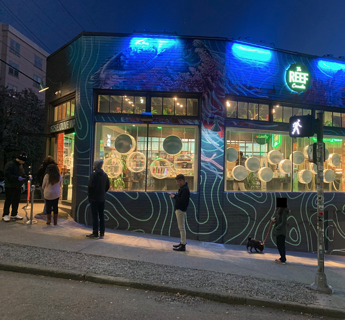 The Reef on Capitol Hill, which like all other pot shops does something that used to be considered a crime, is now considered an essential business.