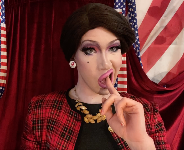 Miss Texas 1988 is the self-appointed attorney general of drag.