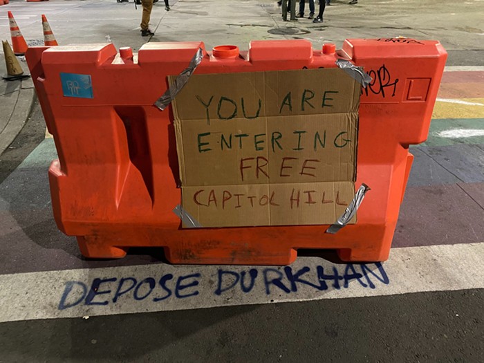 A new neighborhood has emerged after cops abandoned the East Precinct. A new neighborhood has emerged after cops abandoned the East Precinct.