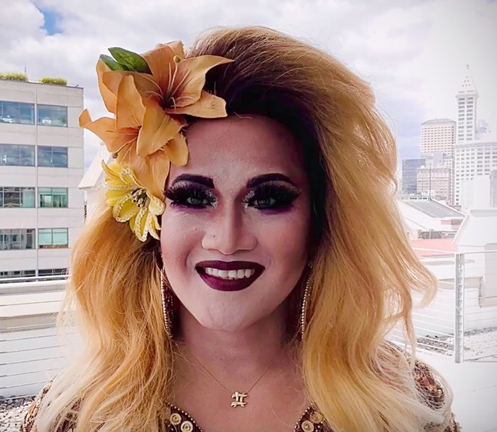 Aleksa Manila is a drag performer and social activist, and todays her birthday.