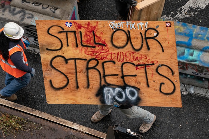 This morning Seattle Department of Transportation, Seattle Parks and Recreation, and Seattle Police Deparment removed all protestors from CHOP in order to dismantle tents, barricades, and art.