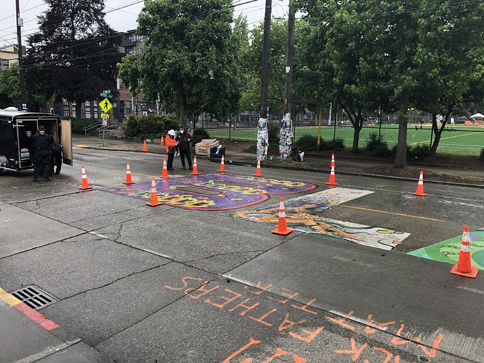 SDOT Director Sam Zimbabwe said the department will preserve the street mural.