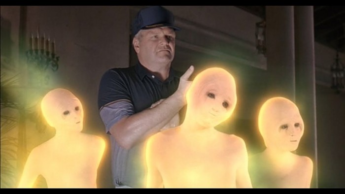 These aliens would like you to stop stealing their eggs, grandpa.