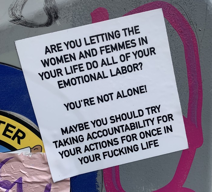 Seattle Sticker Patrol: Who's Doing the Emotional Labor Here? - Vimarsana News