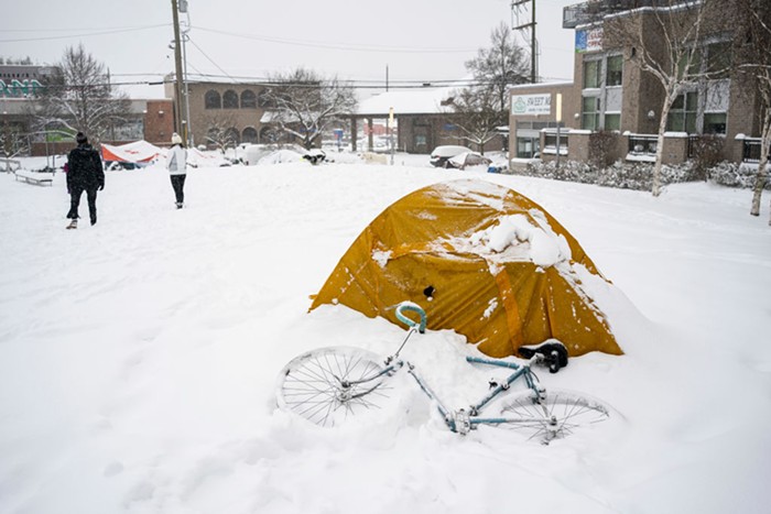 Ban Homeless Encampment Sweeps During Winter
