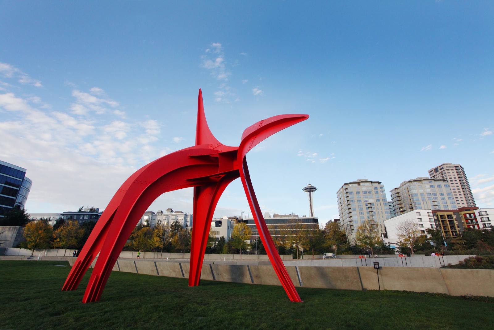 Sam Lights At Olympic Sculpture Park In Seattle Wa On Thu Dec