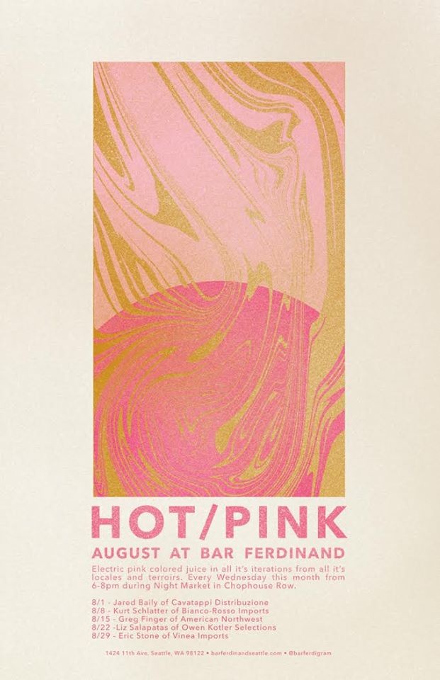 Hot/Pink at Bar Ferd\'nand in Seattle, WA on Wed Aug 8, 6–8 pm, Wed ... Hot/Pink at Bar Ferd\'nand in Seattle, WA on Wed Aug 8, 6–8 pm, Wed ...