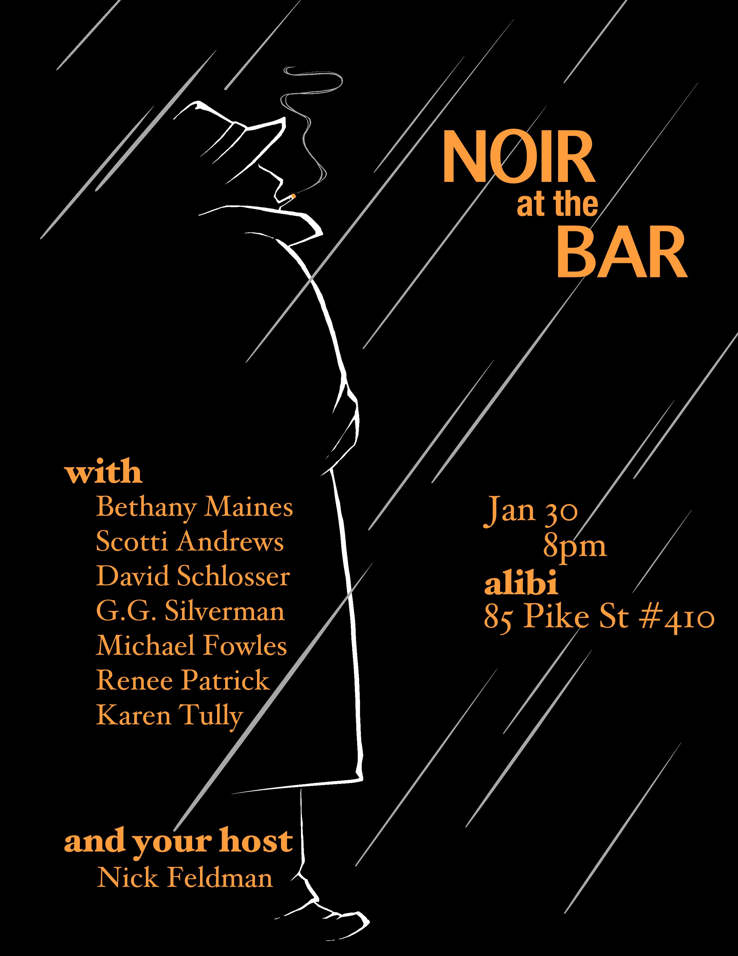 Noir At The Bar At Alibi Room In Seattle Wa On Thurs Jan 30