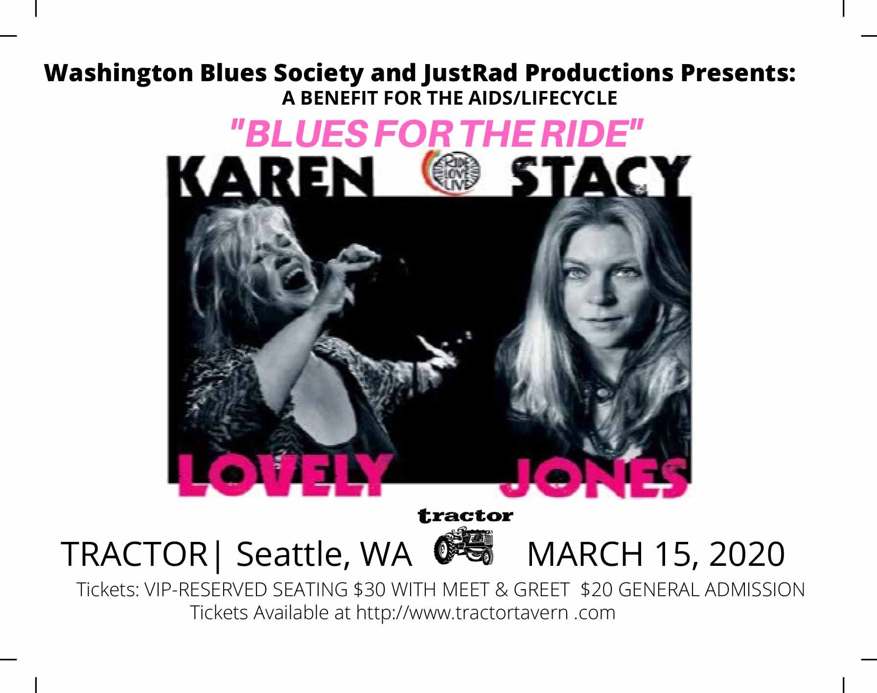 Blues For The Ride With Karen Lovely And Stacy Jones At Tractor