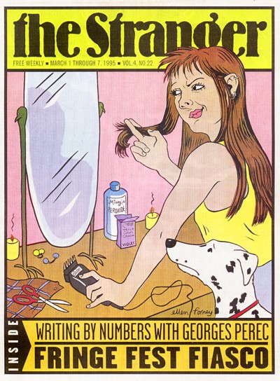 A cover from March of 1995, when the paper was going through a redesign, so the theme was change. A cover from March of 1995, when the paper was going through a redesign, so the theme was change.