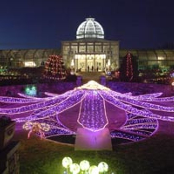 Gardenfest Of Lights At Lewis Ginter Botanical Garden Night And