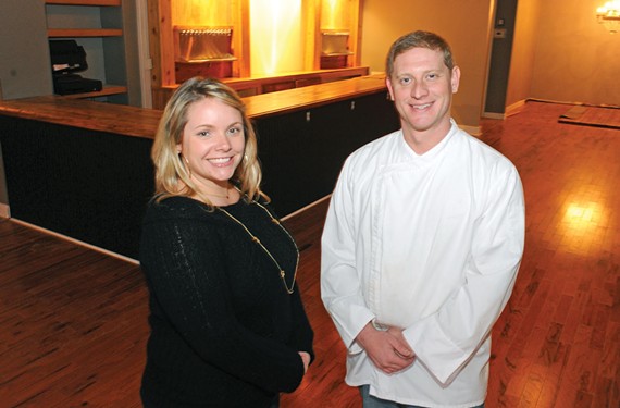 Jami Bohdan and chef Sean Murphy are about to open the Savory Grain, an upscale drafthouse in the Fan. Bohdan credits her husband Jason Bohdan and friends with helping redesign the space, formerly the Empress. - SCOTT ELMQUIST