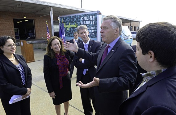 Last June, Gov. Terry McAuliffe announced that a grant would be given to Relay Foods to help with expansion.