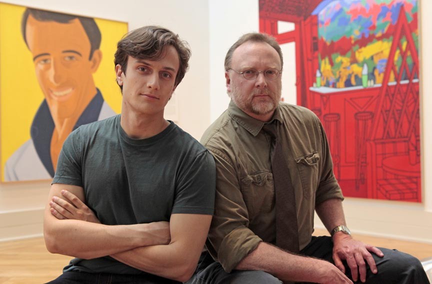 Richmond stage vet David Bridgewater, right, tackles the life of one of America's most well-known artists, Mark Rothko. With New York actor Maxwell Eddy as his assistant, Ken. - JAY PAUL