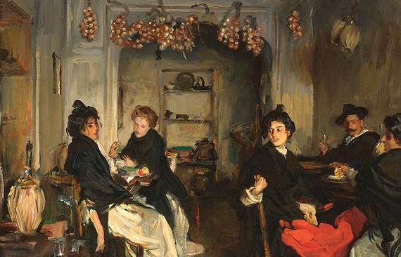 John Singer Sargent (1856-1925), Venetian Tavern, oil on canvas, The James W. and Frances Gibson McGlothlin Collection