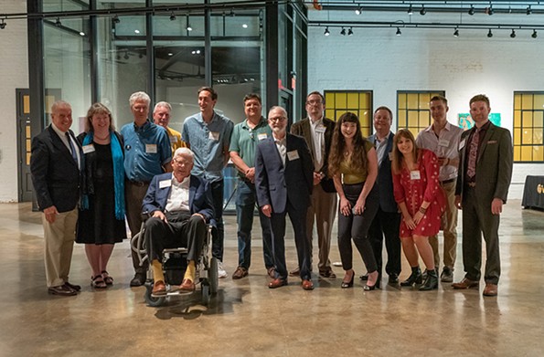 In September, Bill and Pam Royall held a 50th anniversary party for The Commonwealth Times at their Try-Me art gallery. The current and former editors in attendance are pictured here. - JUD FROELICH, VCU DEVELOPMENT AND ALUMNI RELATIONS