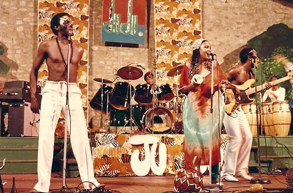 Branch with his group Oneness of Juju performs at Dogwood Dell in 1988. - COURTESY JAMES “PLUNKY” BRANCH