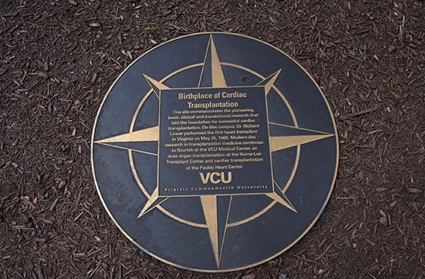 VCU celebrates its success with this marker but offers an apology on its website for not informing Bruce Tucker’s family. - SCOTT ELMQUIST