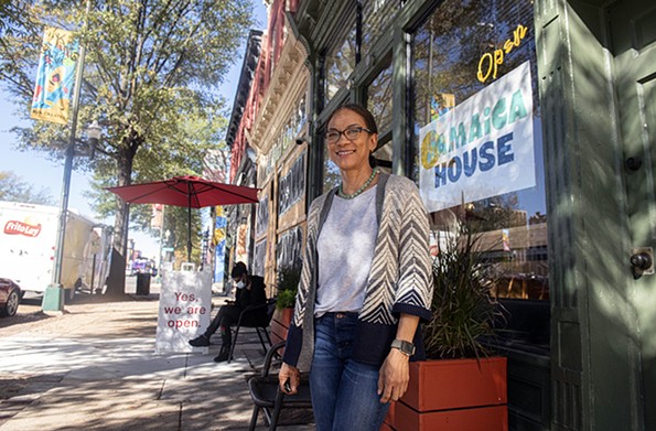 Jamaica House owner Carena Ives is gearing up to apply for the $28.6 billion Restaurant Revitalization; Ives has been serving authentic Jamaican cuisine to Richmonders since 1994. - SCOTT ELMQUIST/FILE