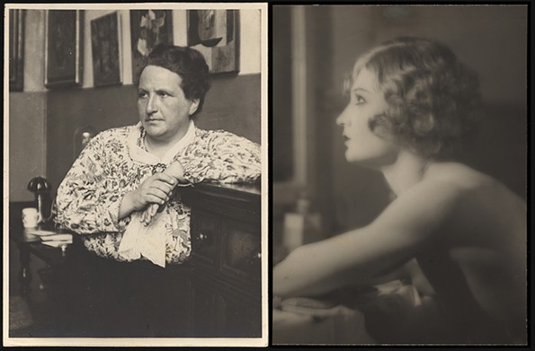 “Gertrude Stein (at Home),” 1922, gelatin silver print. “Barbette,” 1926, gelatin silver print. - VIRGINIA MUSEUM OF FINE ARTS, ARTHUR AND MARGARET GLASGOW ENDOWMENT