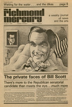 Oct. 11, 1972 issue with Sen. Bill Scott story.
