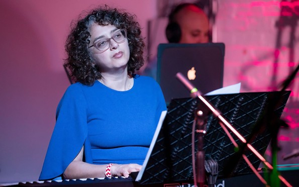 Talented composer and keyboardist Marlysse Simmons is credited by many with saving Bio Ritmo at a critical juncture, as well as holding it together as a functioning group over the past decade.