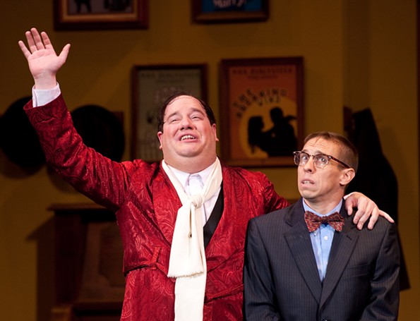 Marks (left) in his role as Max Bialystock in Virginia Rep’s 2012 production of the musical adaption of “The Producers." - AARON SUTTEN