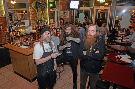 Josh Novicki, Rob Skotis and Herbie Abernethy recently opened Cobra Cabana, a rocker-inspired restaurant and bar.