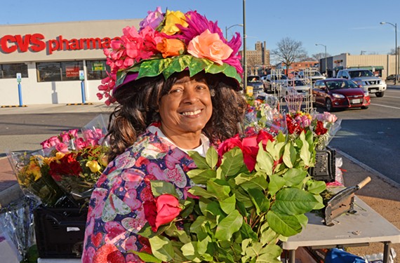 Richmond’s Flower Lady, Bernice Stafford Turner, has been selling flowers for 40 years.