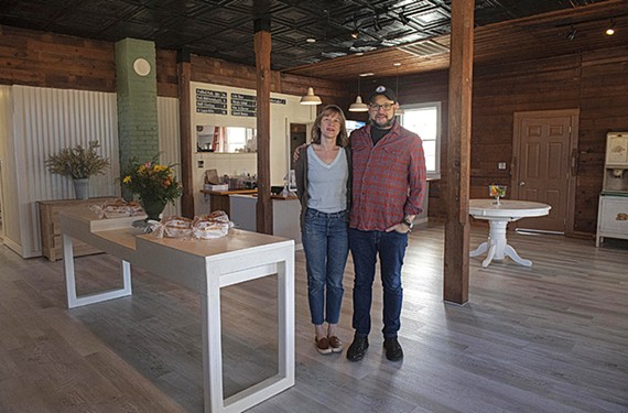 Former Saison employees Sara Kerfoot and husband Adam Hall are now earning fans with their roadside, wood-fired barbecue from an old general store.