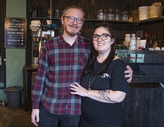 Couple Jack Fleming and Aimee Biggerstaff have seen their Recluse Coffee Bar and Roastery, a tucked-away café and wholesaler in a Scott’s Addition alley, go from cult favorite to booming bean sales in four years.