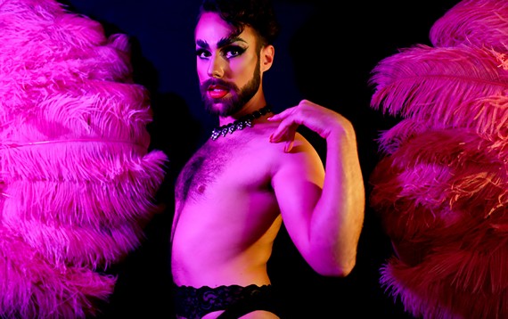 Local burlesque star Bert Shaffer will be a featured performer at “It’s Brittany, B*tch Burlesque” at Coalition Theater this Saturday, Aug. 13.