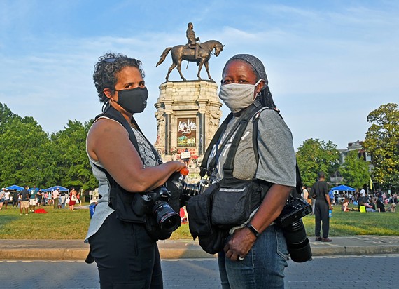 Richmond Free Press photojournalists Regina H. Boone and Sandra Sellars used their cameras to document the citywide response to "all Black victims of police brutality."