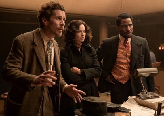 Christian Bale, Margot Robbie and John David Washington in David O. Russell's wacky murder mystery/anti-fascism message movie, "Amsterdam."