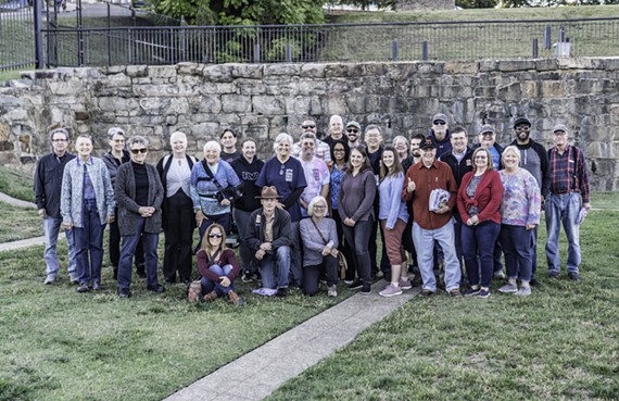 A group shot of the volunteer team leaders at the 2022 Richmond Folk Festival. These are among the volunteers and organizers of the RFF who are Style Weekly's 2022 Richmonders of the Year.