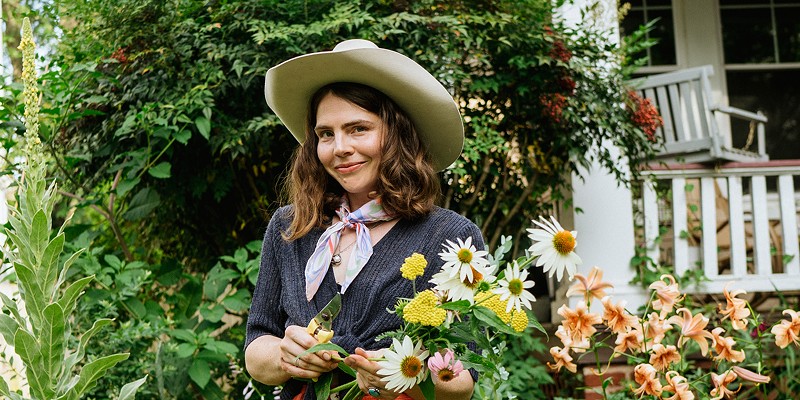 Kelsey Sykes, florist, garden designer, consultant, educator and head of Old Time Feeling.