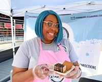Owner Andrea Johnson left the medical profession to create marshmallow treats full-time with her business, Karmalita's, named after her daughter's nickname.