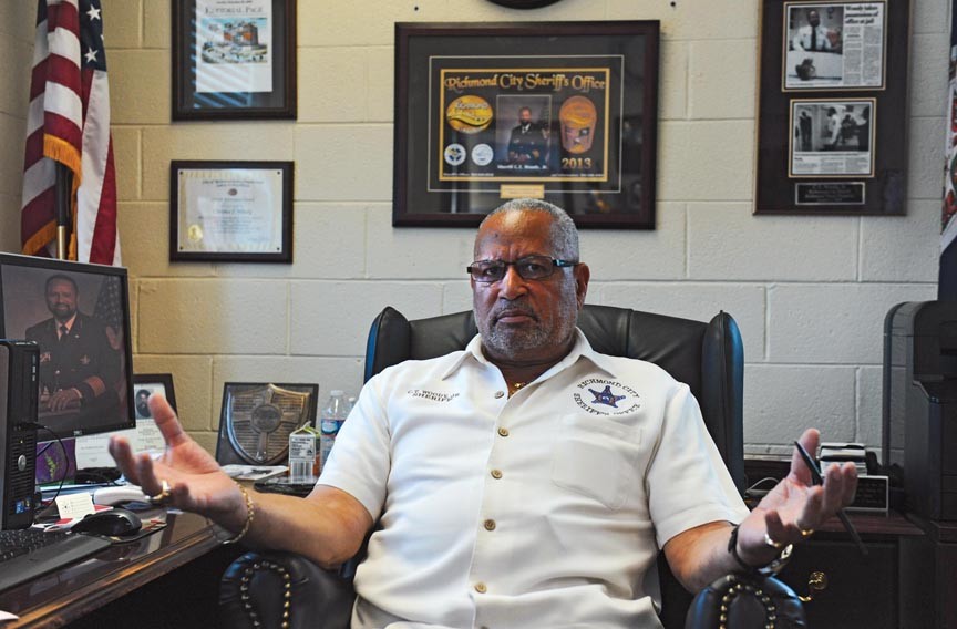 Richmond Sheriff C.T. Woody Jr. oversees the jail and its interactions with U.S. Immigration and Customs Enforcement, known as ICE. - SCOTT ELMQUIST