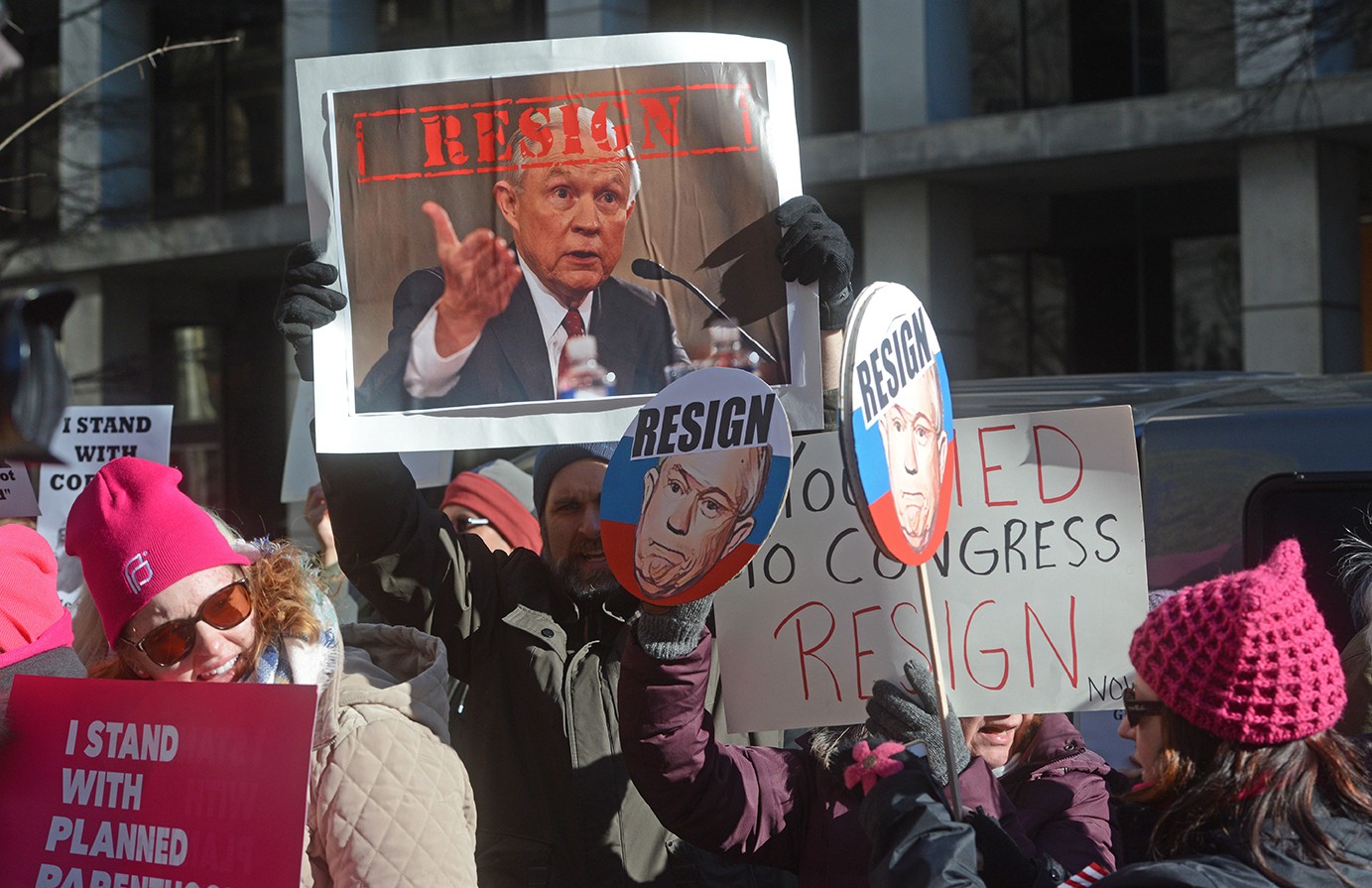 Downtown Protests Greet U.S. Attorney General Jeff Sessions | News and Features ...1383 x 895