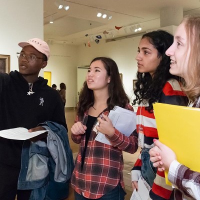 Workshops developed for and coordinated by teens in VMFA’s Museum Leaders in Training (MLiT) program are being held at different locations in January.