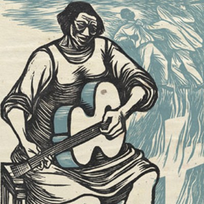"I Have Given the World My Songs", 1947, Elizabeth Catlett (American, 1915–2012), linoleum cut. Loaned by Margaret N. and John D. Gottwald © 2022 Mora-Catlett Family/Licensed by VAGA at Artists Rights Society (ARS), NY