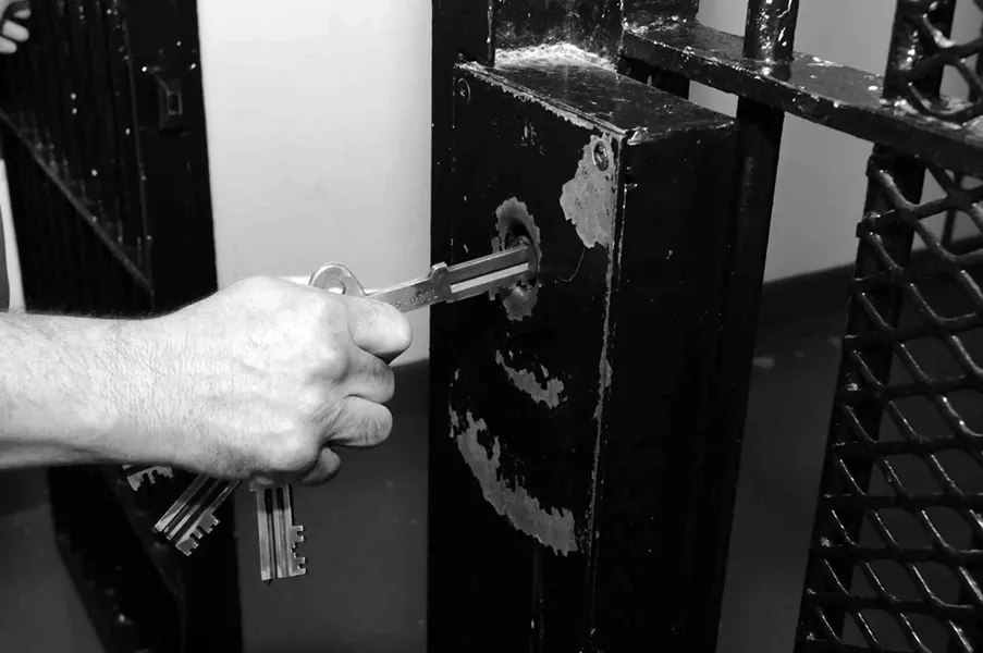 A well-worn lock at the now-closed Antigonish correctional facility. - COMMUNICATIONS NOVA SCOTIA