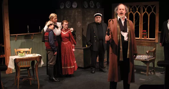 Alex McDonald, Sheila Davis, Annika Borg, Darrel O'Neil and Mike Chandler in An Enemy of the People.