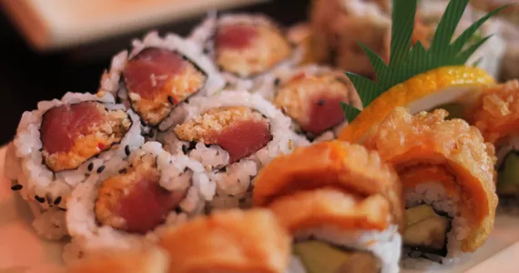 All of the sushi awaits - PHOTO BY MELISSA BUOTE