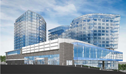 Artist's rendering of the proposed Nova Centre.