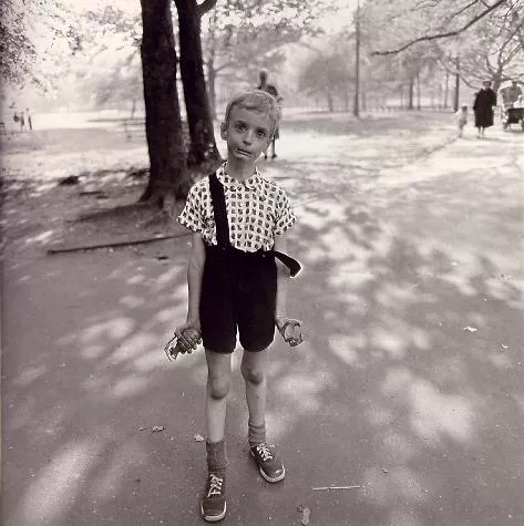 Child with Toy Hand Grenade in Central Park, 1962 Child with Toy Hand Grenade in Central Park, 1962
