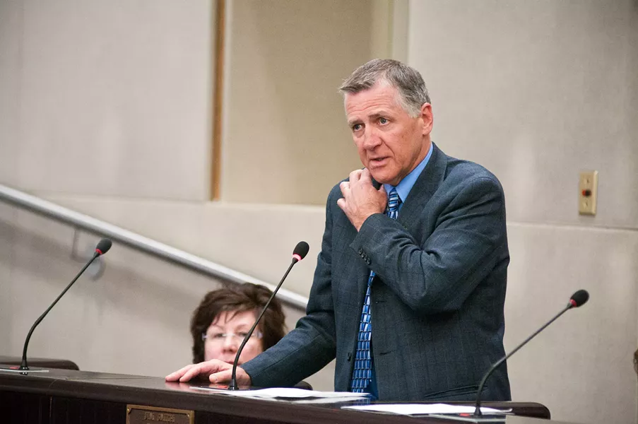 Councillor Jim Smith has announced his retirement from politics. - BIANCA MULLER