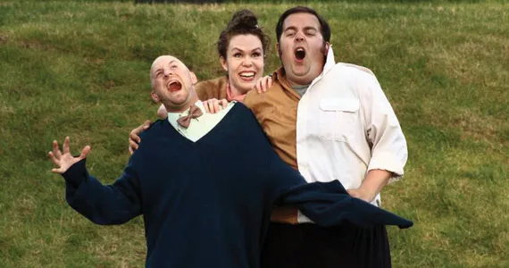 Friendly faces Kevin MacPherson, Carly Chamberlain and Tom Gordon Smith. Photo by Kreddible Trout Photography