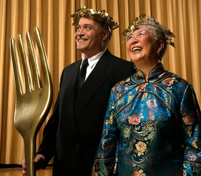 From left: Ray Khattar and Mary Mohammed. photo Scott Munn