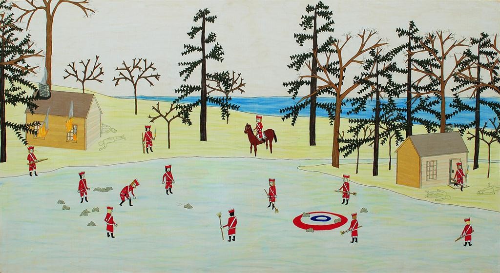 From Terroir. Image: Mario Doucette, 1755 (Curling III), 2008, pastel, coloured pencil, ink and acrylic on plywood; 66.4 x 121.8 cm. Purchase, 2010.